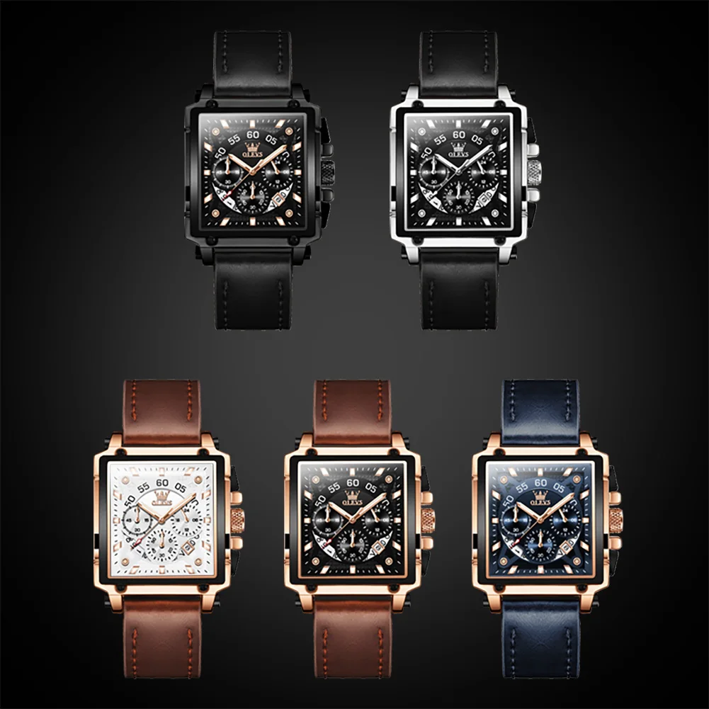 OLEVS ساعة رجالي فاخرة من أفضل العلامات التجارية ك...