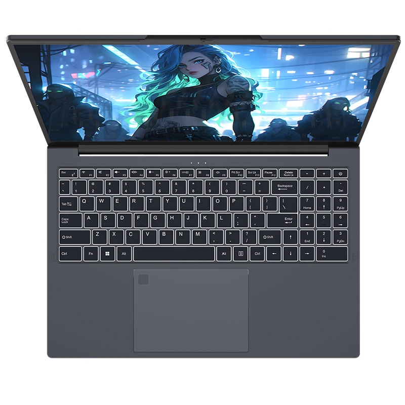 New AMD Ryzen™ 5 7430U 16 Inch Gaming Laptop IPS Screen 2*DDR4 MAX 64GB 2*SSD 2TB Windows11 Fingerprint Notebook WI-FI 5 1