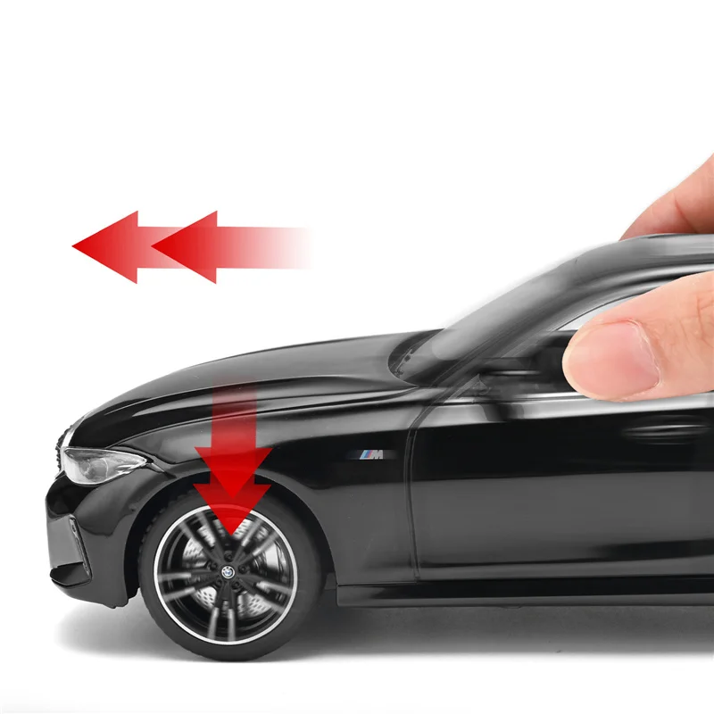 1:24 BMW 3 시리즈 325i 325LI M 쿠페 합금 스포츠카 모델 다이캐스트 금속 차량 모델 시뮬레이션 사운드 라이트 어린이 장난감 선물