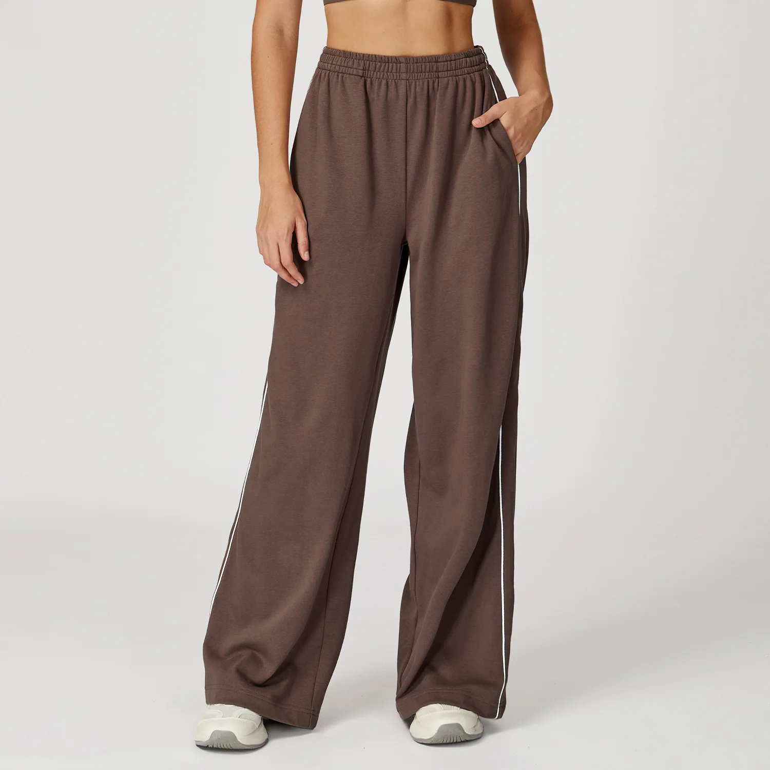 Pantalon Jogger Large Femme avec Poches