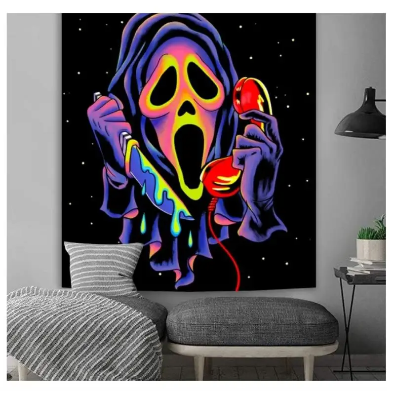 Tapestry Decorations Gothic Tapestries Trend Tapestries Friends Special Gift Room Decoration Personality Decorated Canvas Horror Decorated