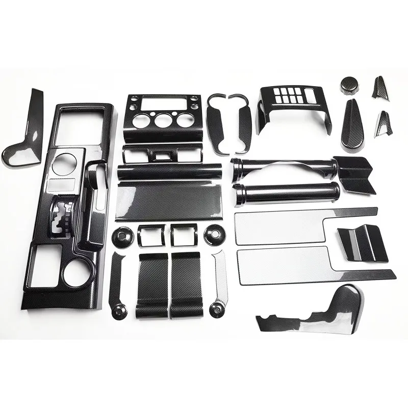 

For Toyota FJ Cruiser 2007-2021 Carbon Fiber Color Gear Shift Air Vent Window Lift Inner Door Bowl Car Styling
