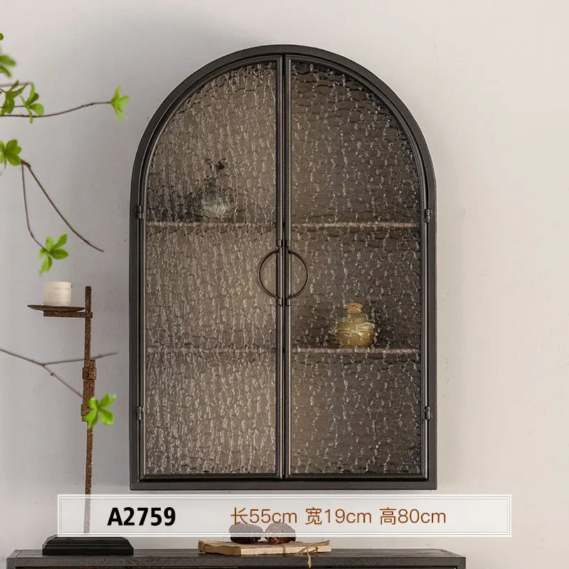 Arched Sideboard Storage Wall Cabinet, Living Room Furniture