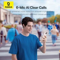 Baseus EP10 Pro ANC Earbuds Wireless Bluetooth 6.0 Earphones 50dB Realtime Adaptive Headphones 6 Mic Hi-Res LDAC IP55  Ear buds - Image 5