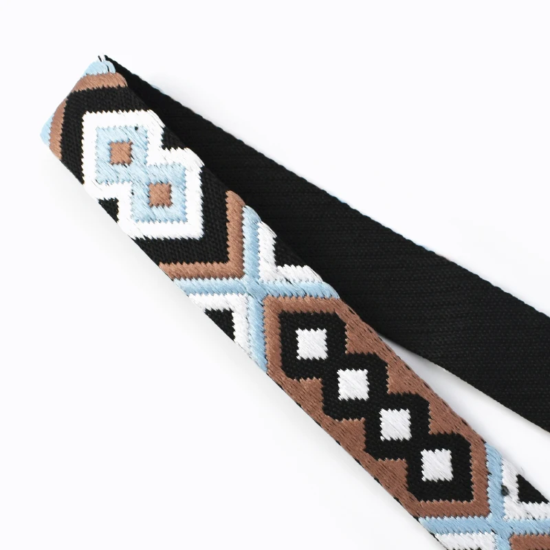 Uxcell Jacquard Webbing Strap - 2 Inch Wide, 5 Yards Long, Polyester, For Bag Straps & Crafts - View #5
