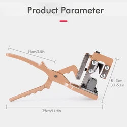 Premium Garden Pruning and Grafting Shears - Precision Cutting Tool for Fruit Trees and Nursery Care (Brown)
