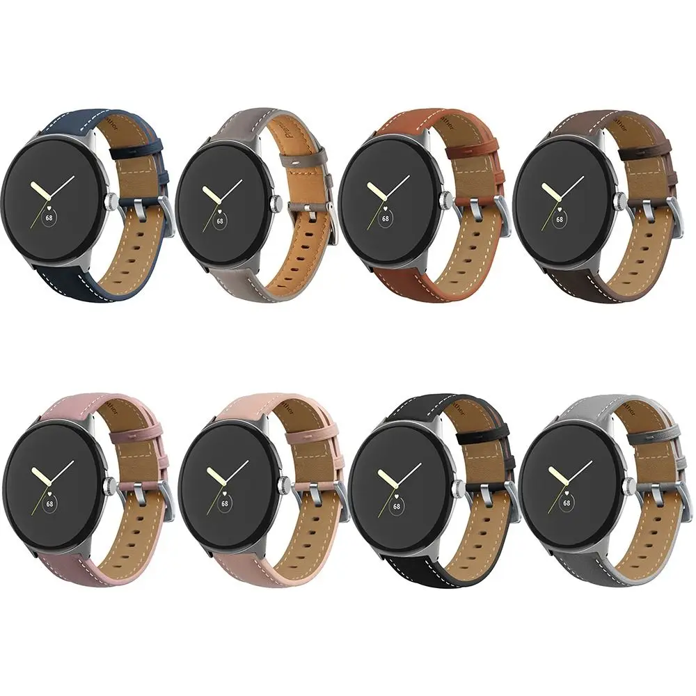 Soft Loop Smart Watch Accessories Replacement Leather Bracelet Strap For Google Pixel Watch