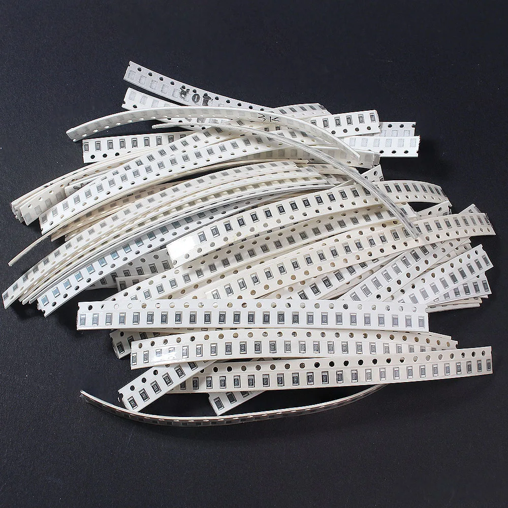 1500pcs/sets high quality 0R~10M 1206 SMD Film Resistor Kit, Accuracy 1%, 60 Kinds*25pcs SMD Chip Resistor Pack DIY Assorted Set 7 sets adhesive notes labels reminder sticker classification stickers assorted color