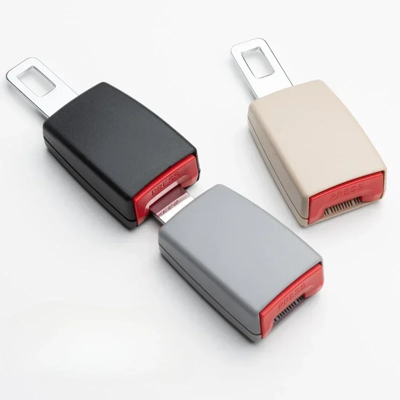 Car Seat Belt Buckle Clip Extender Safety Belt Buckles Extension Accessories 2Pcs