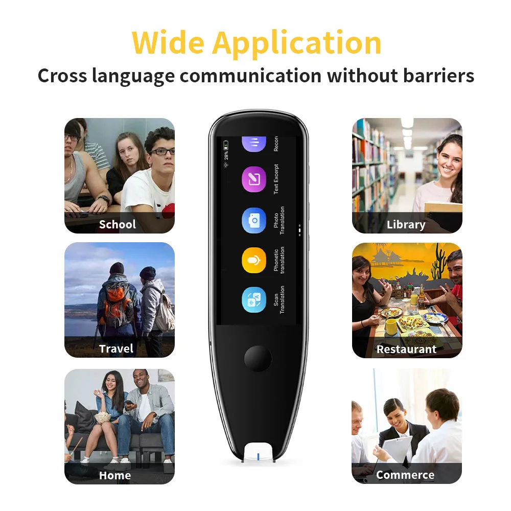 

X5 Pro Intelligent Voice Scanning Translator Pen, Real-time Multifunctional Language Translation, Business Travel Dictionary Pen