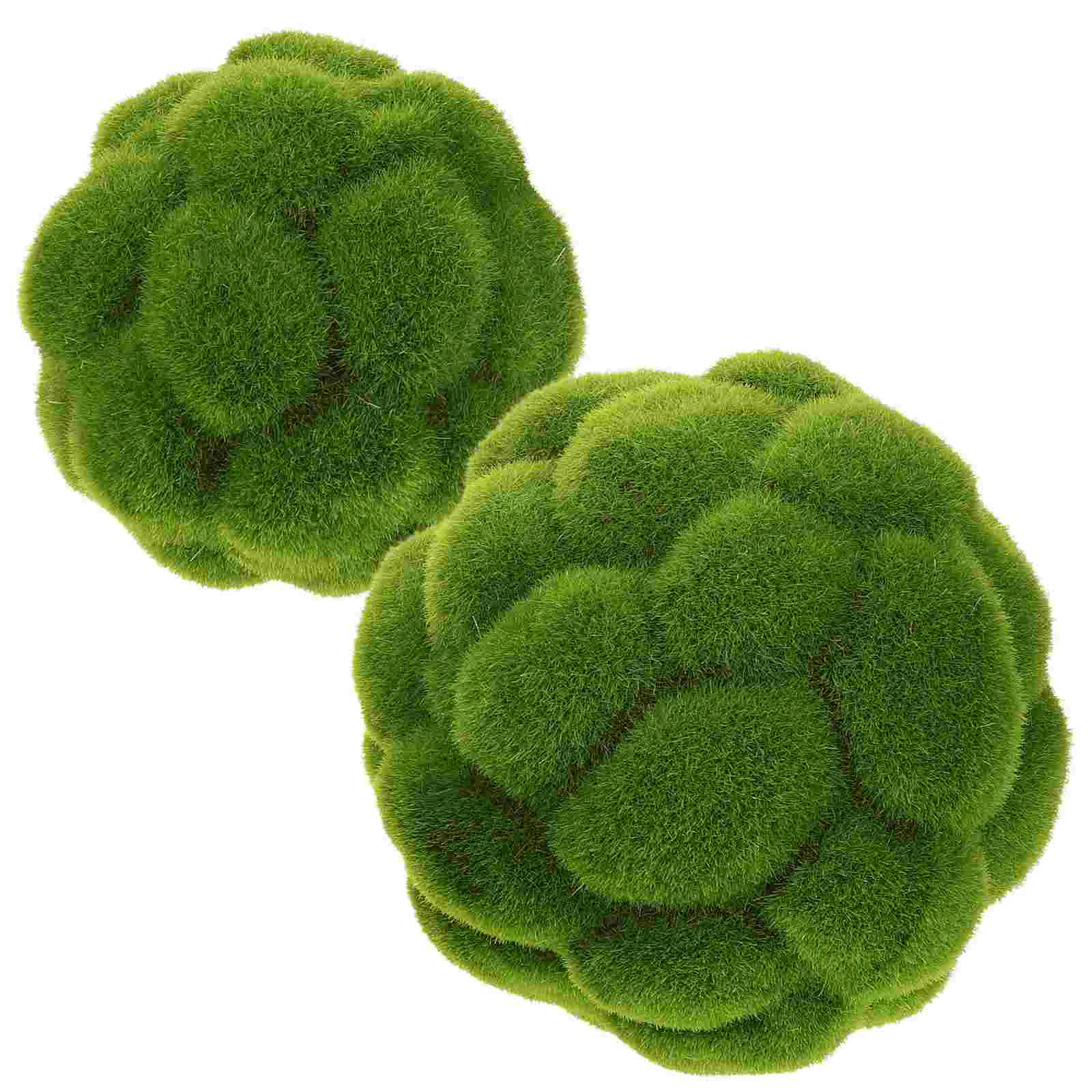 

Simulated Moss Ball Garden Balls Decors Ornament for The Decorative Artificial Plants