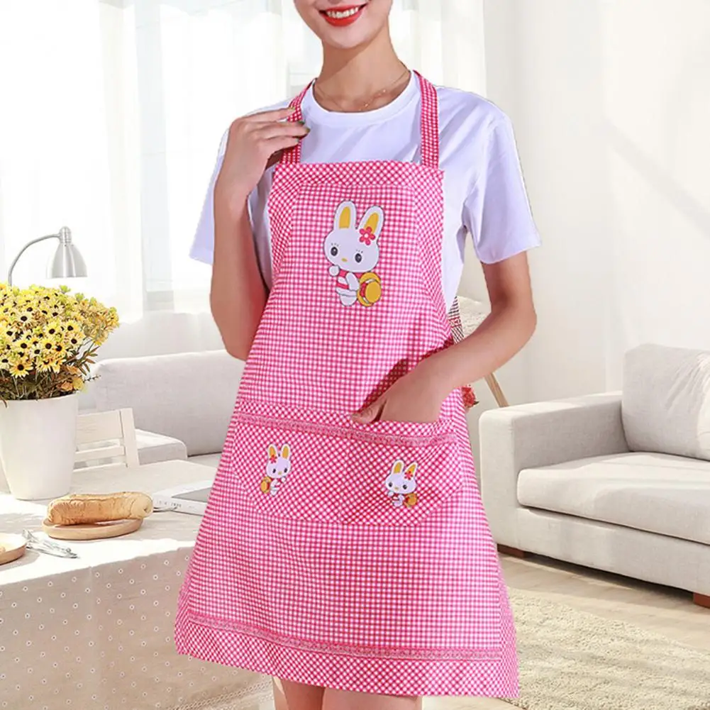 Women's Cartoon Rabbit Kitchen Apron 1