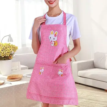 Women's Cartoon Rabbit Kitchen Apron 1