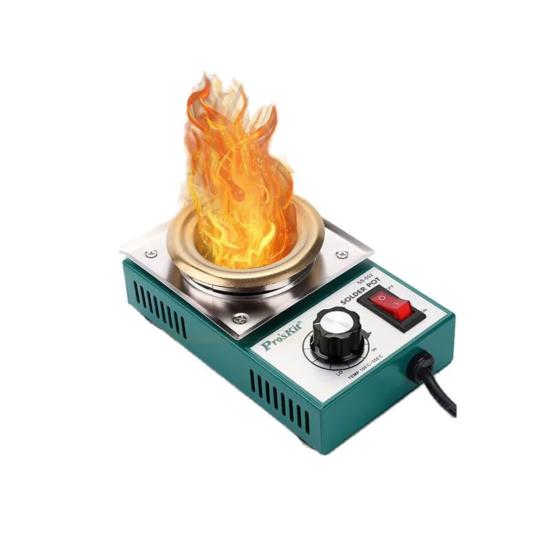

SS-552H Industrial Soldering Pot Tin Melting Furnace Small Immersion Welding Machine Lead-Free And Adjustable Temperature 220W
