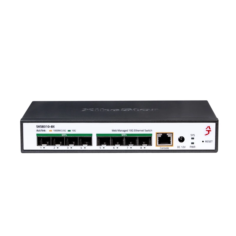 Xikestor SKS8310-8X SFP+ 10Gbps 8ポートスイッチ Amazon.com: XikeStor 8 Port 10G Ethernet Switch, L3 Managed