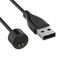 Portable Magnetic USB Charging Cable, 50cm Replacement Charger (Black)