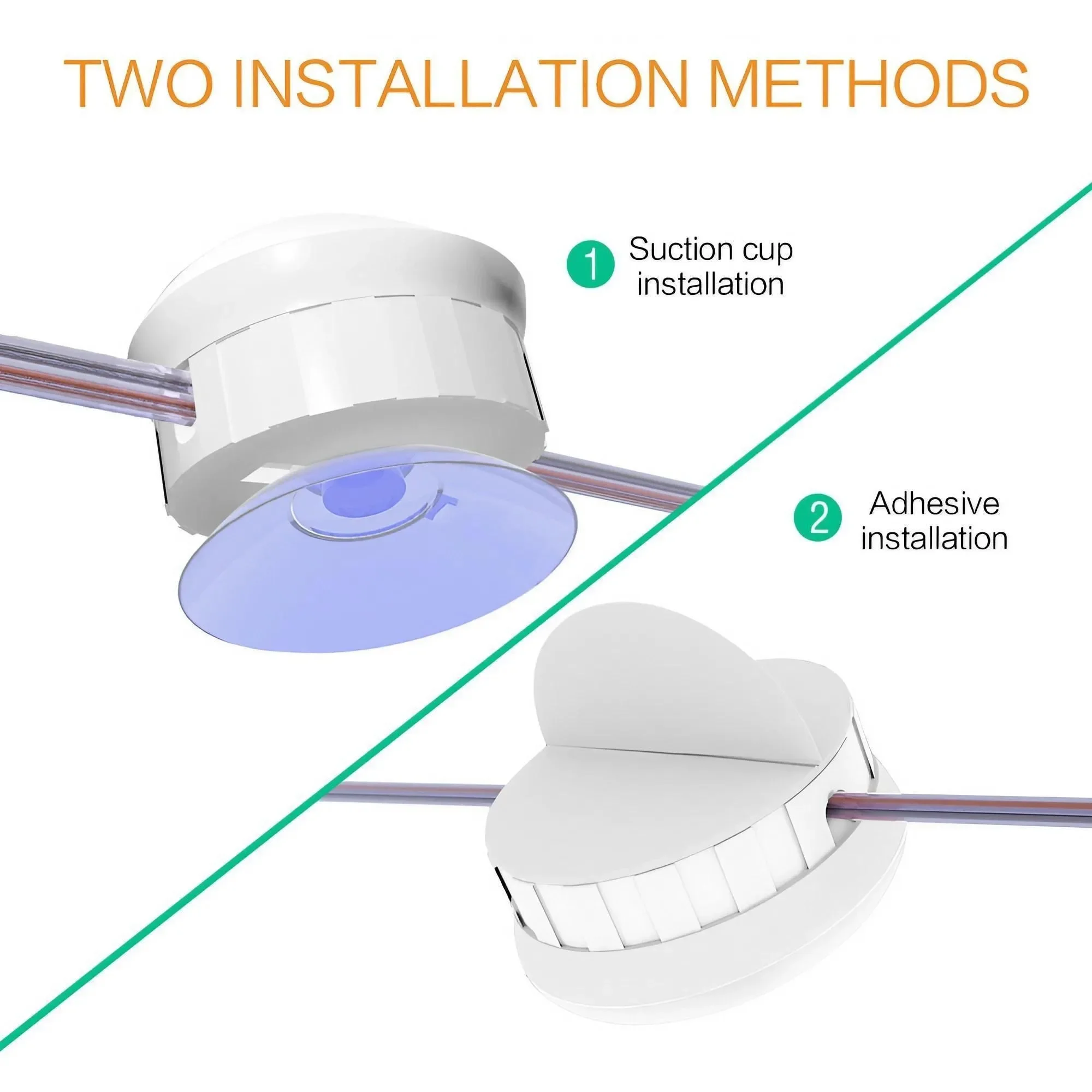 Multi-functional USB Touch LED Cosmetic Mirror Light with Suction Cup Suitable for Dressers, Bathrooms, Closets, Etc