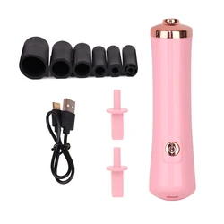Portable Electric Glue Shaker - USB Rechargeable Liquid Mixing Device for Nail Polish, Tattoo Ink, and Lash Adhesive (Pink Glue Shaker 6)