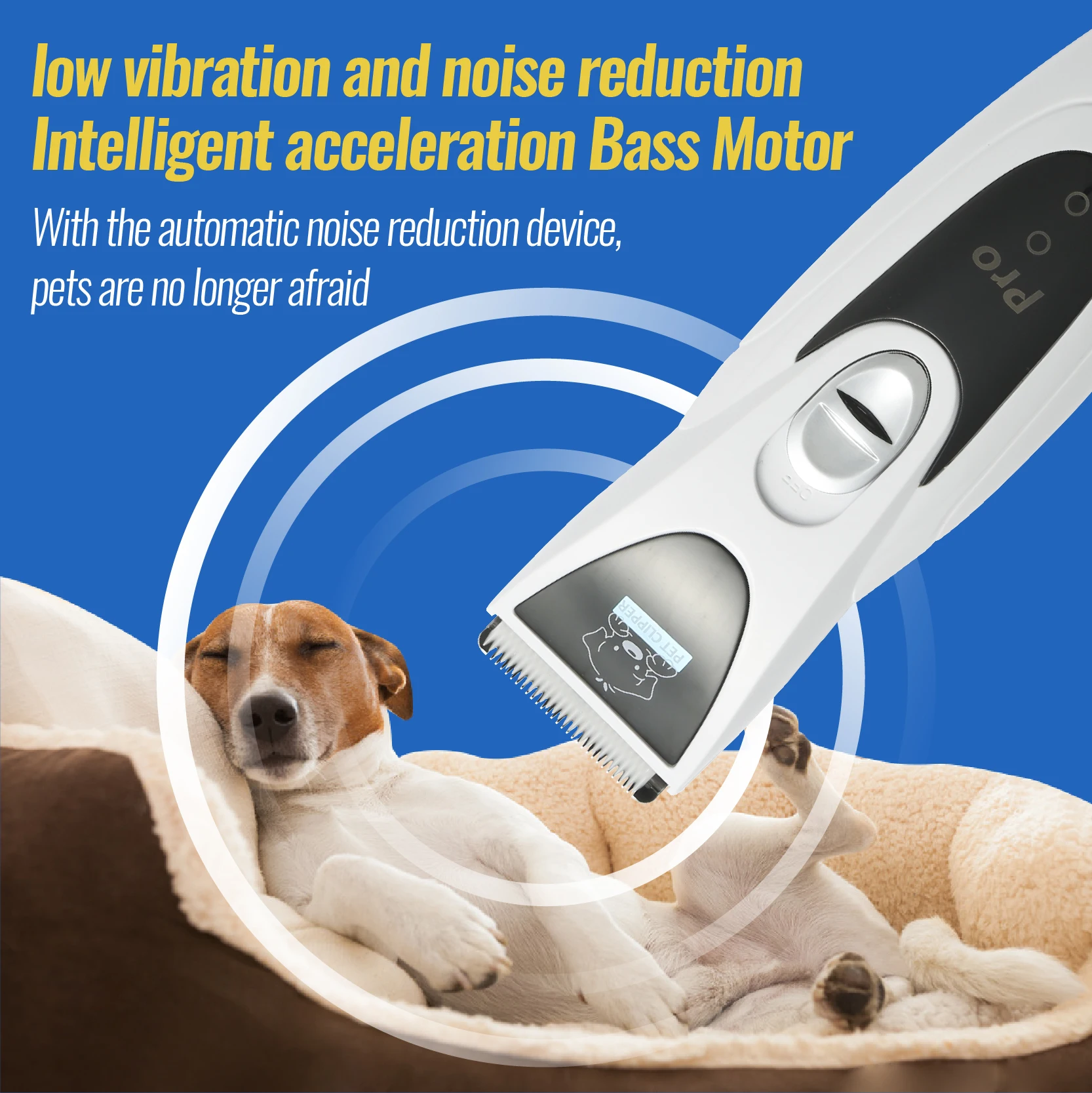 Fenice Animals Grooming Electrical Pet Clipper Kit Professional Rechargeable Haircut Machine Pet Cat Dog Hair Trimmer Shaver Set