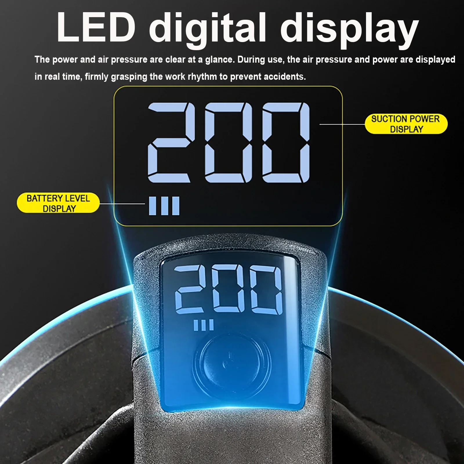 200kg Load Industrial Grade Electric Vacuum Suction Cup Heavy Lifter Granite Glass Tile Suckers Lifting Tool 1800mah Battery