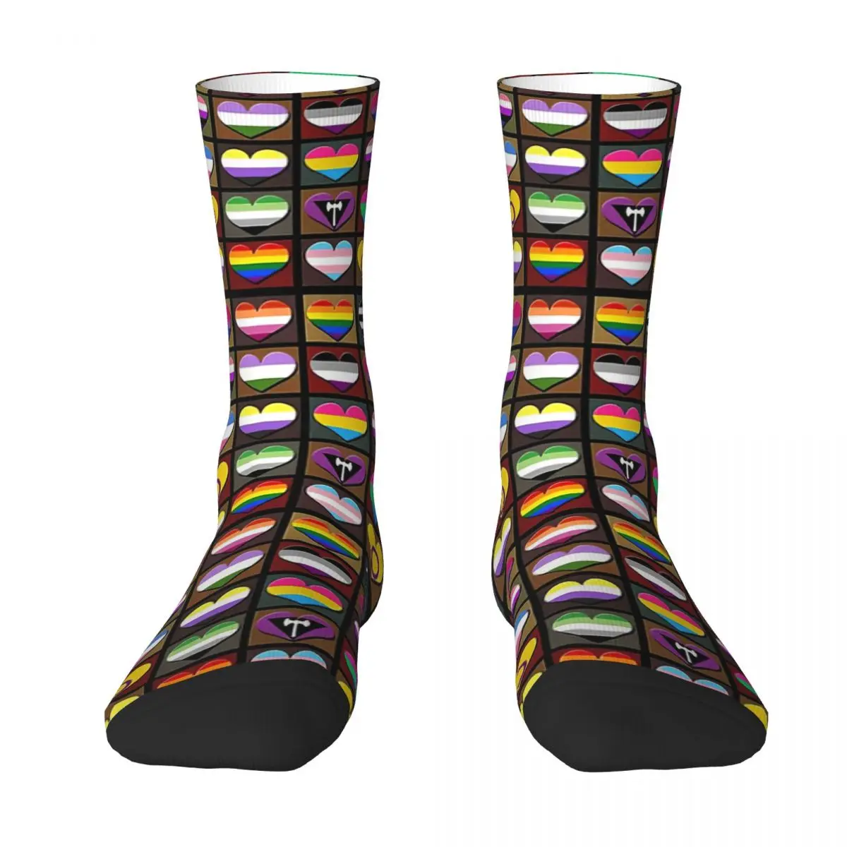 

LGBT Pride And Heterosexual Flags Adult Socks Unisex socks,men Socks women Socks