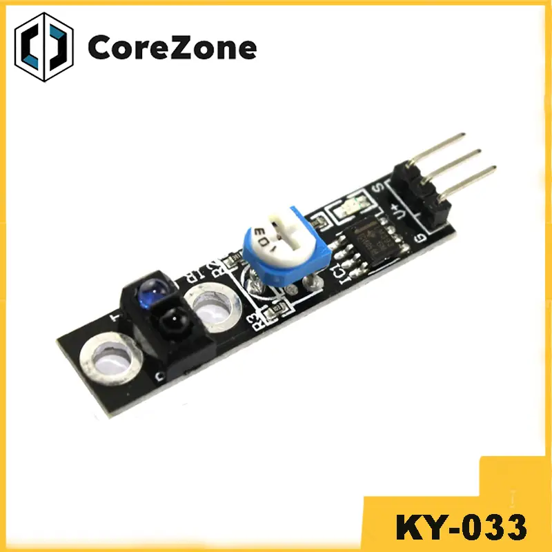 KY-033 Tracking Sensor TCRT5000 Reflection Type Photoelectric Switch Tracking Module Infrared image 1