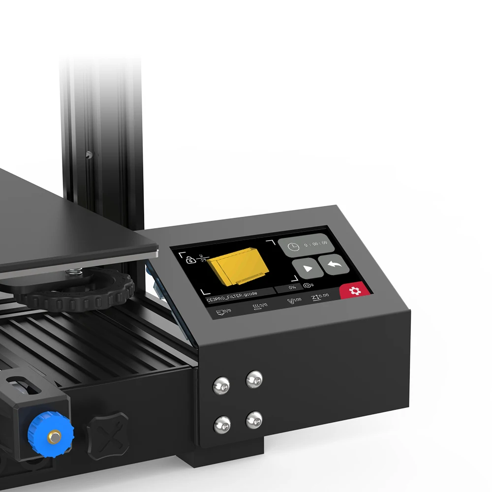 

Creality 3D Pad Mini 4.3 Inches Screen Ki For 32-Bit Motherboard All FDM 3D Printers Part Gcode Model Preview 11 Languages UI