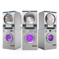 Washer, Washer Dryer, Coin Operated, Commercial, Laundry, Remote Control, Stacking 2