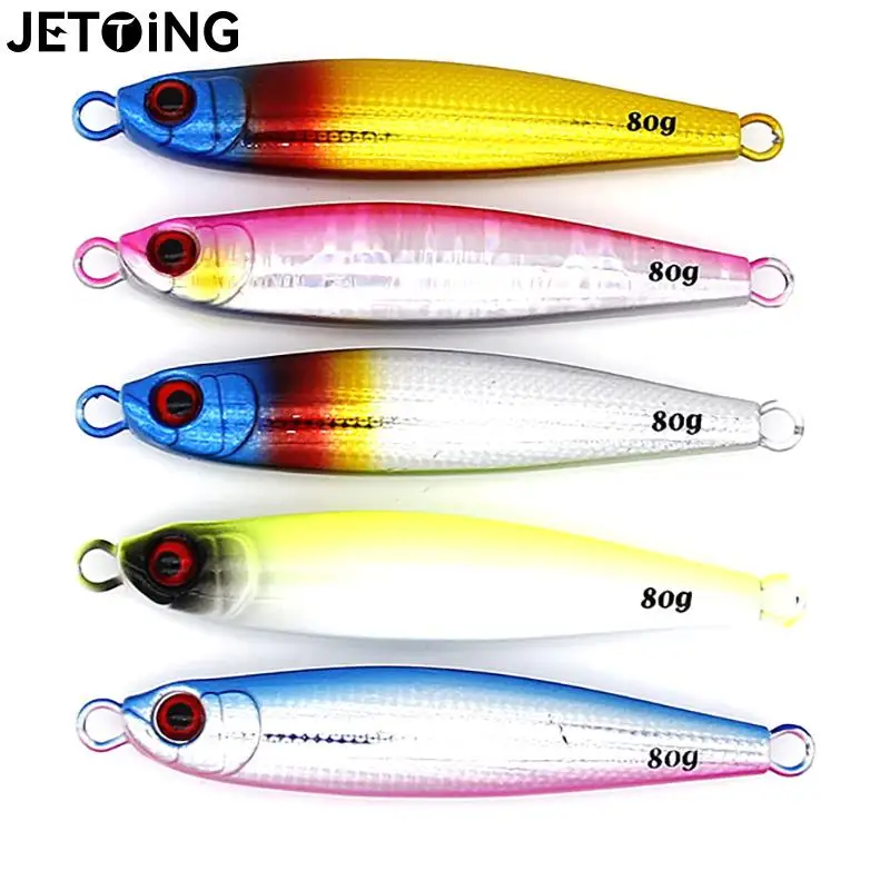 2023 Cast Metal Jig Slow Jig Shore Casting Jigging Spoon Saltwater Fishing Lure Slow Bee Jig Esca Artificiale