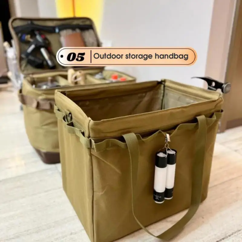 Storage Bag Gas Tank Storage Bag Camping Storage Bag Camping Cookware Bag Camping Meal Lamp Tableware Utensils