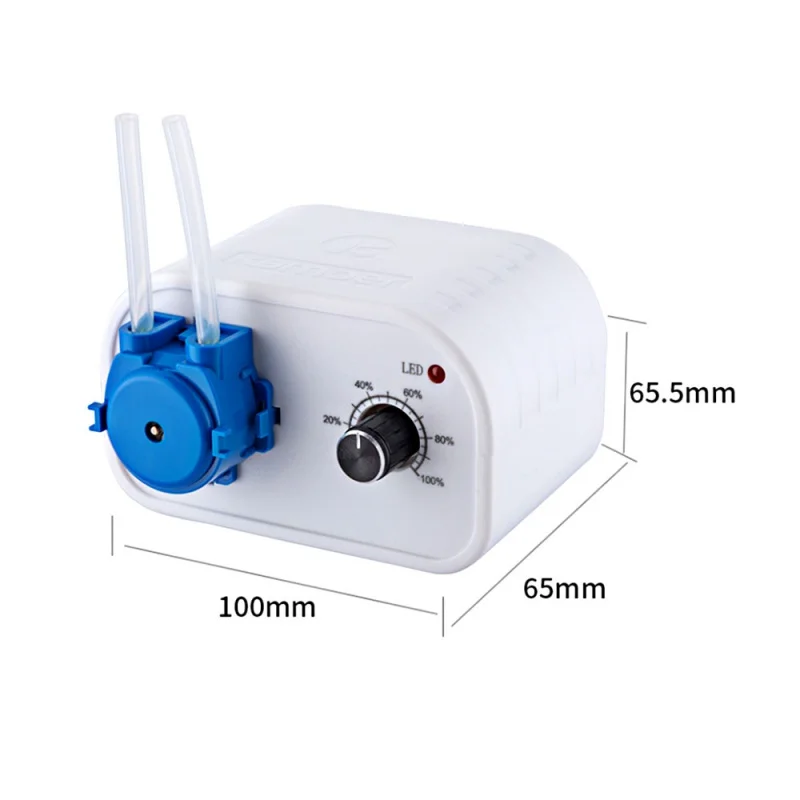 Kamoe 12V Peristaltic Liquid Pump Dispensing Filling Machine Dosing Pump with Adjustable Flow Rate Low Noise For  Laboratory