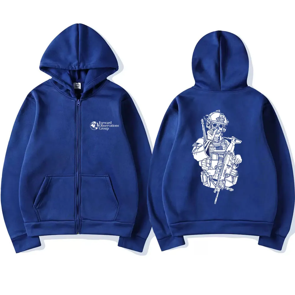 Gbrs Forward Observations Group Double Sided Print Zipper