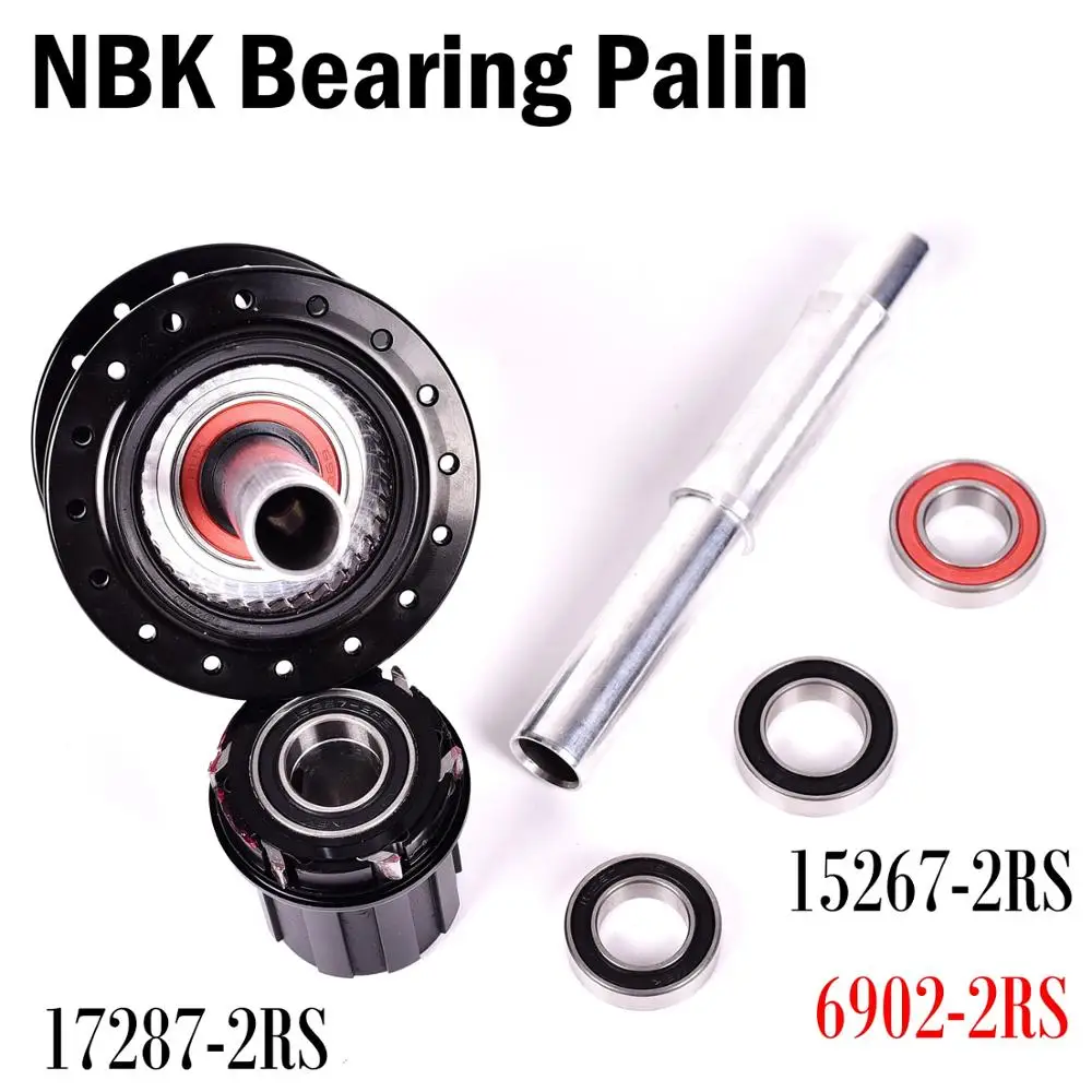 자전거 허브 베어링 6802 6902 17287 18307 15267 2RS 밀폐형 베어링 ARC KOOZER XM490 X150 006 009 허브 수리 부품