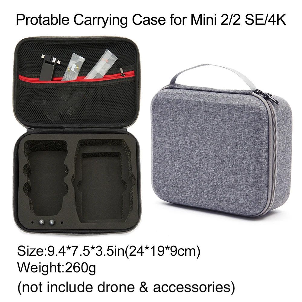 Potable Bag For DJI mini 4K Case Mini 2SE Suitcase EVA Carrying Box RC Cover For DJI Mini 4k min 2 Accessories