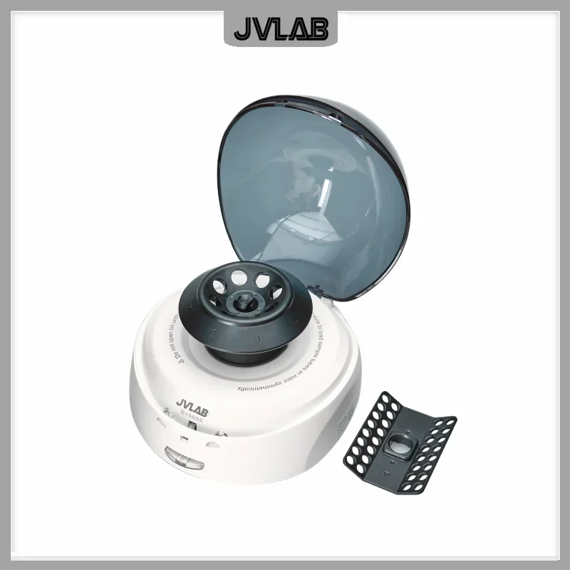 Mini Centrifuge Palm Centrifuge 5000rpm Laboratory Up To 8 PCR Tubes of 0.5ml 1.5ml 2ml Two Rotors RCF 1360xg D1008E