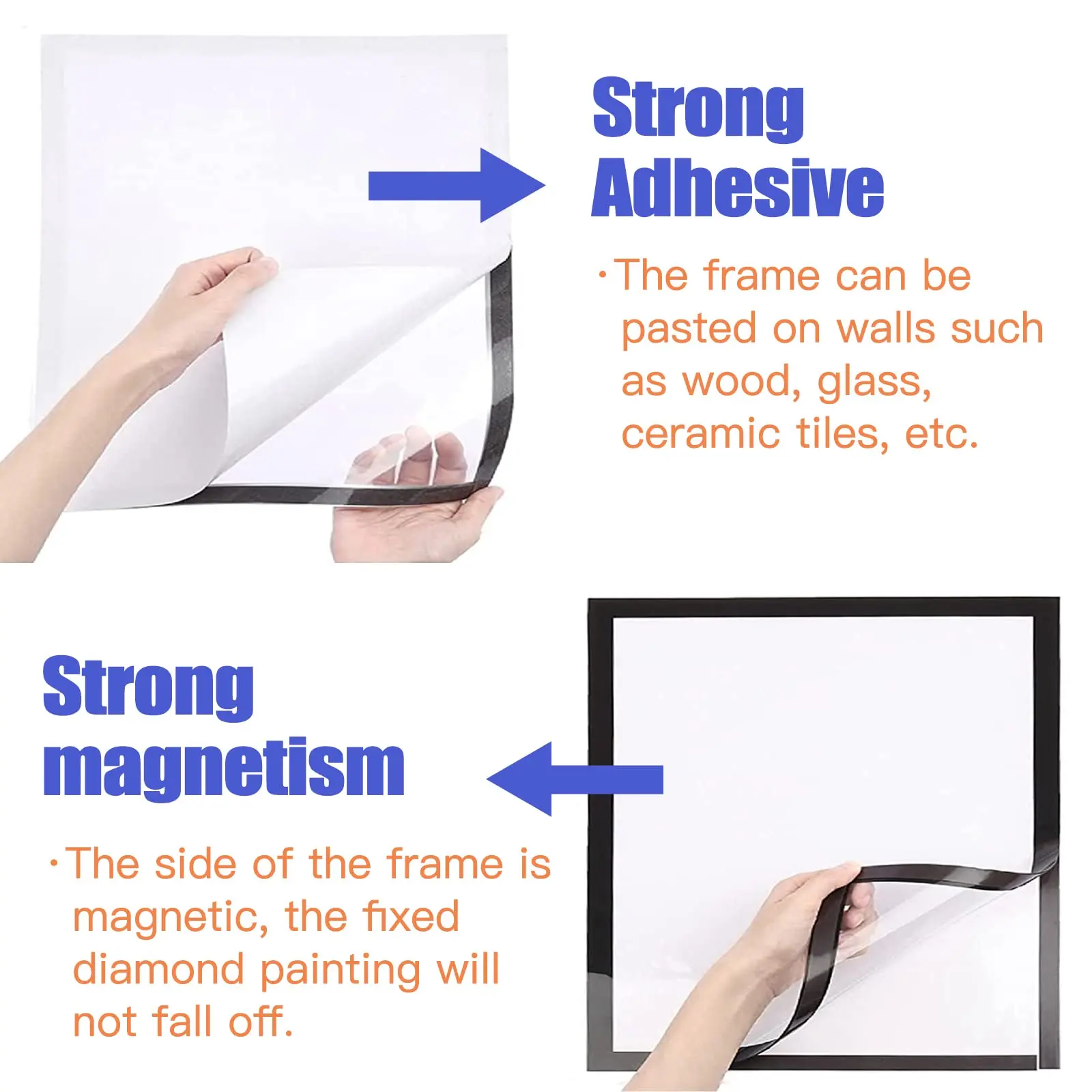 Diamond Art Painting Frames 30x30 Magnetic Art Frames Display