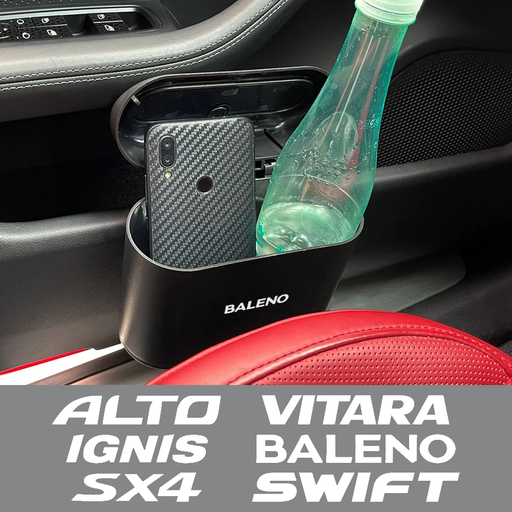 Car Accessories Trash Can Auto Storage Case Clamshell Rubbish Bin  Multifunction Dustbin For Suzuki Swift Vitara Baleno Jimny SX4 - AliExpress