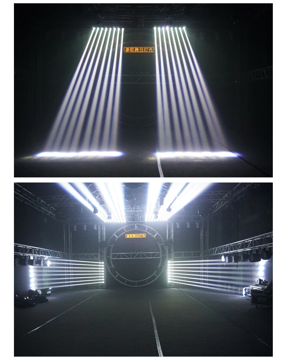 LED Beam RGBW 8x10W Moving Head Light DJ Disco Bar Stage Light DMX512 Moving Hea