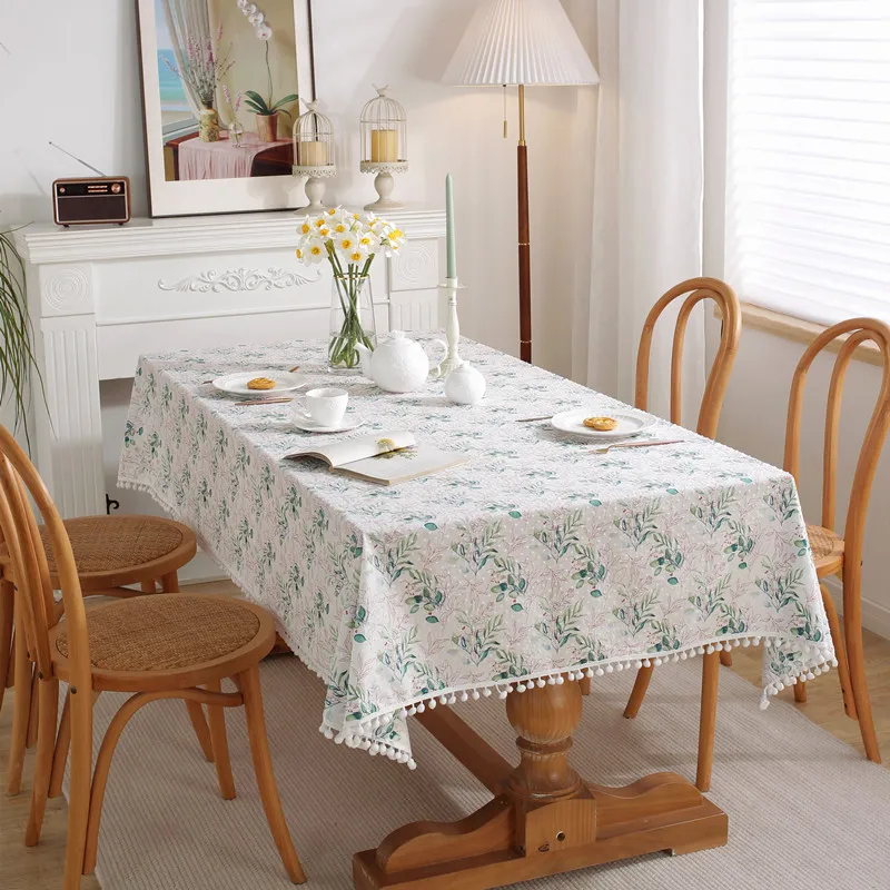 

French style garden tablecloth washable white tablecloth wedding party dinner banquet decoration deluxe table cover picnic mat