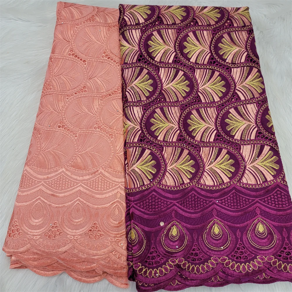 

High Quality Nigerian French Cotton Swiss Voile Lace In Switzerland 2022 African Dry Lace Fabric for Party Wedding h74-29