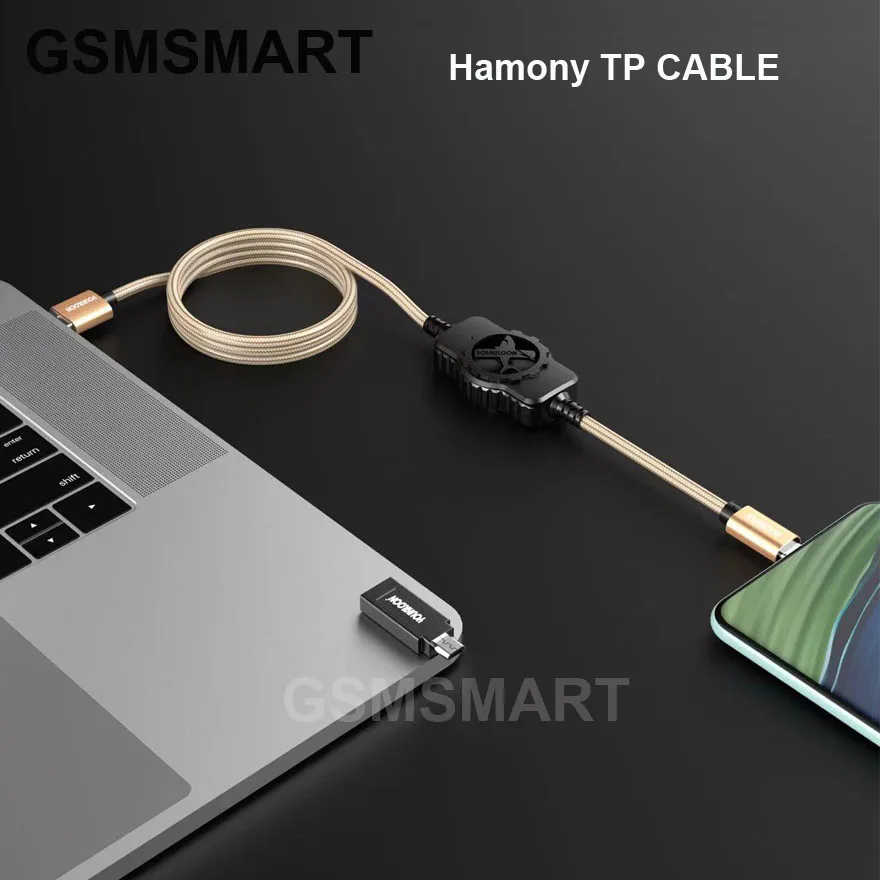 신제품 하모니카 TP 케이블/하모니 테스트 포인트 케이블 + HW USB COM 1.0 어댑터, 키메라 프로 도구 동글용 화웨이 하모요스 용