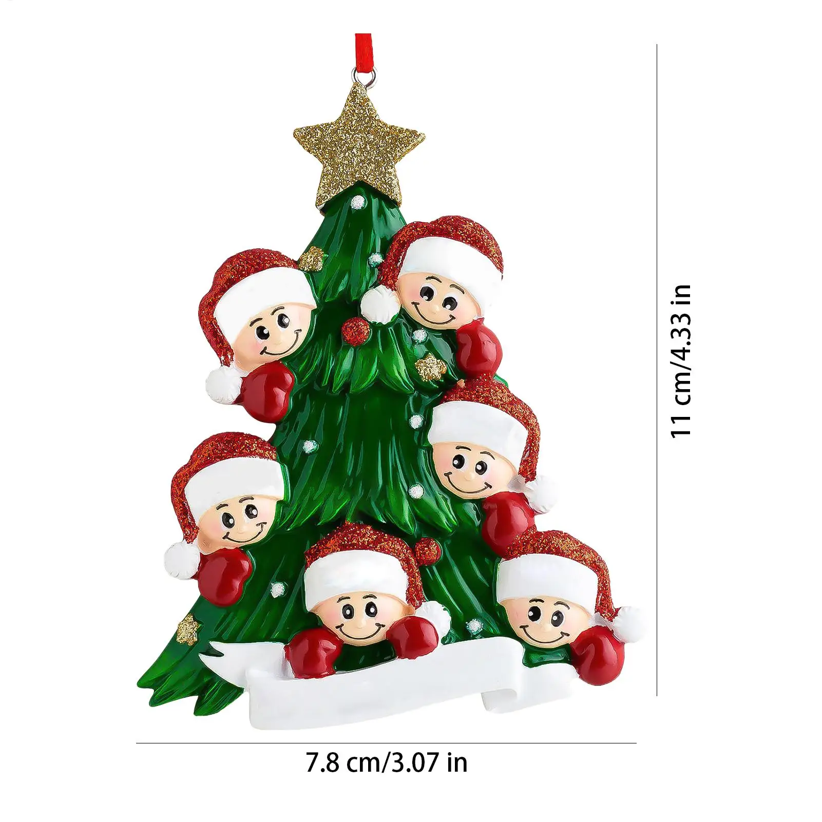 Christmas Tree Decorations Little Figurine Holiday Tree Pendant Handmade Christmas Ornament For Indoor Outdoor Party Gathering