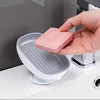 1pc Creative Soap Dish, Drain Soap Tray, Soap Holder With Suction Cup, Soap Rack For  Bathroom Accessories 3