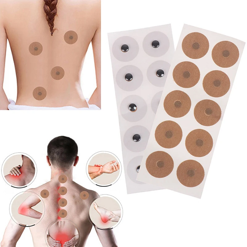 Magnetic Acupuncture Body Points Beads 10 Pcs/Sheets Magnetic Stickers Affixed To Eliminate Pain Permanent Magnet
