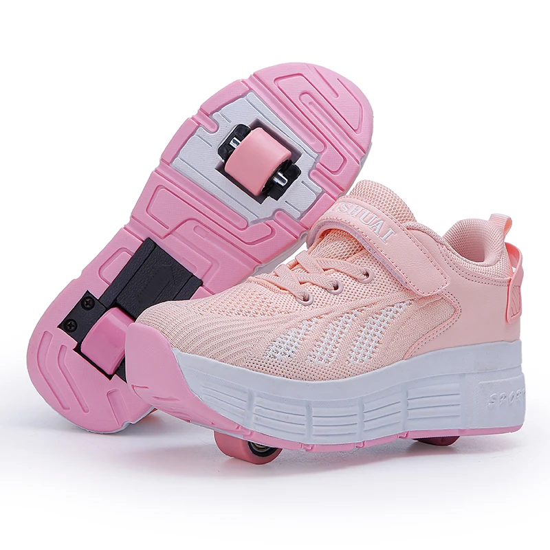 

Luxury Brand Children Roller Skate Shoes Kids Children Fashion Toy Gift Games Boys 2 Wheels Girls Inline Skates Sneakers 8852