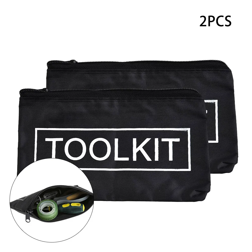 2pcs Waterproof 600D Oxford Cloth  Tools Storage Bag Case Pouch 19x11cm Waterproof 600D Oxford Cloth Tools Storage Bag