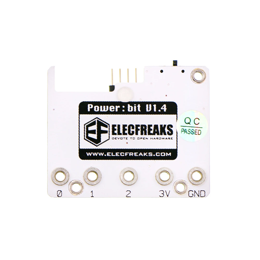 ELECFREAKS micro:bit Power:bit Extension Board Powered by CR Button Battery for Kids Microbit Program Wearable Devices Watch