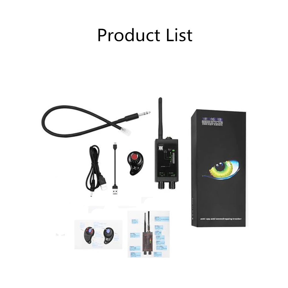 Bug Anti Spy RF Signal Detector Scanner M8000 For GSM GPS Camera Detector hidden camera detector infrared camera detector camera detector signal detector