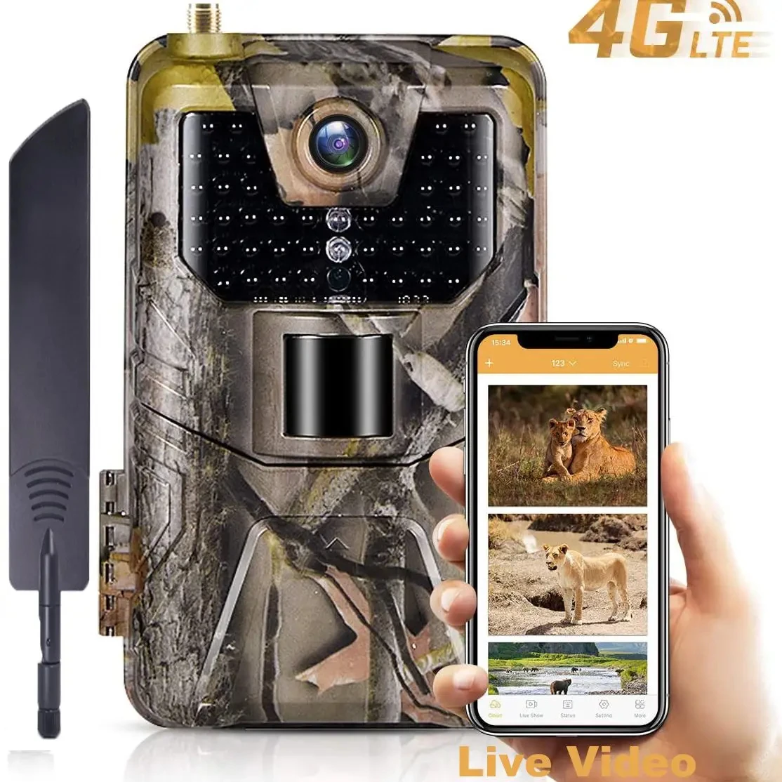 SuntekcamAPP Control Trail Camera Cloud Service 4G 30MP 2K Wireless Wildlife Hunting Cameras Night Vision Surveillance HC900Plus hunting trail camera,trail camera