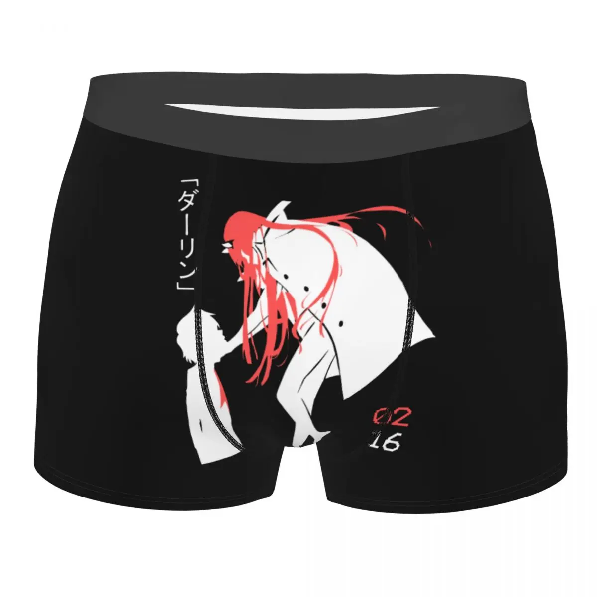

Man Darling In The Franxx Underwear Zero Two Funny Boxer Briefs Shorts Panties Homme Soft Underpants